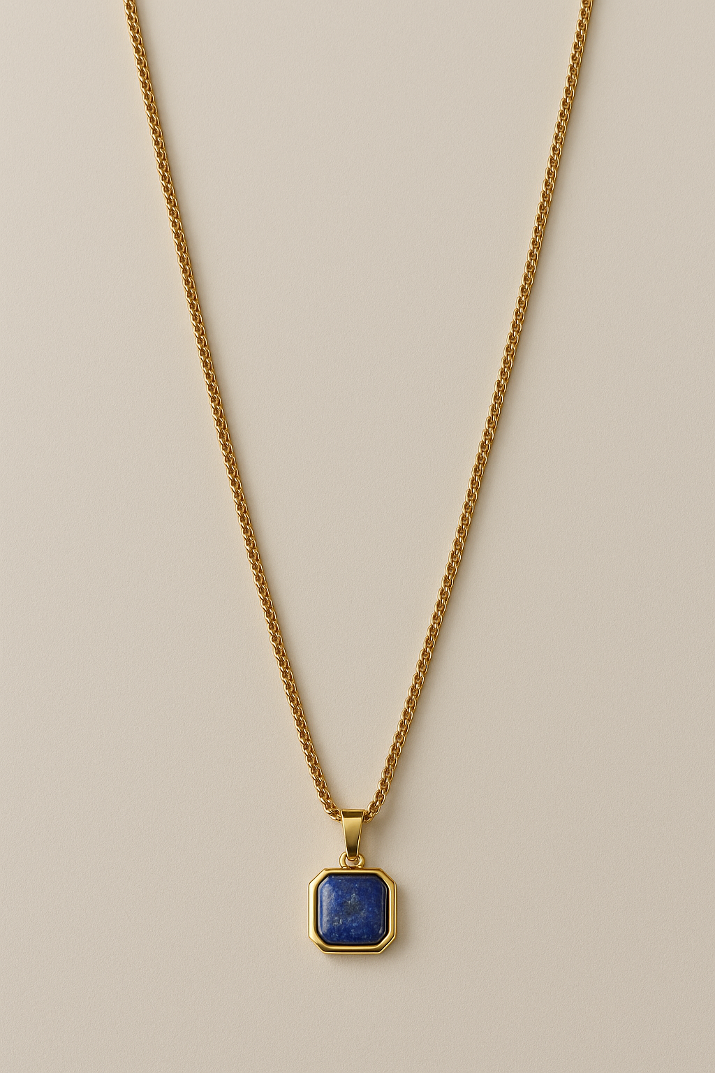 Collier en acier inoxydable noir pur